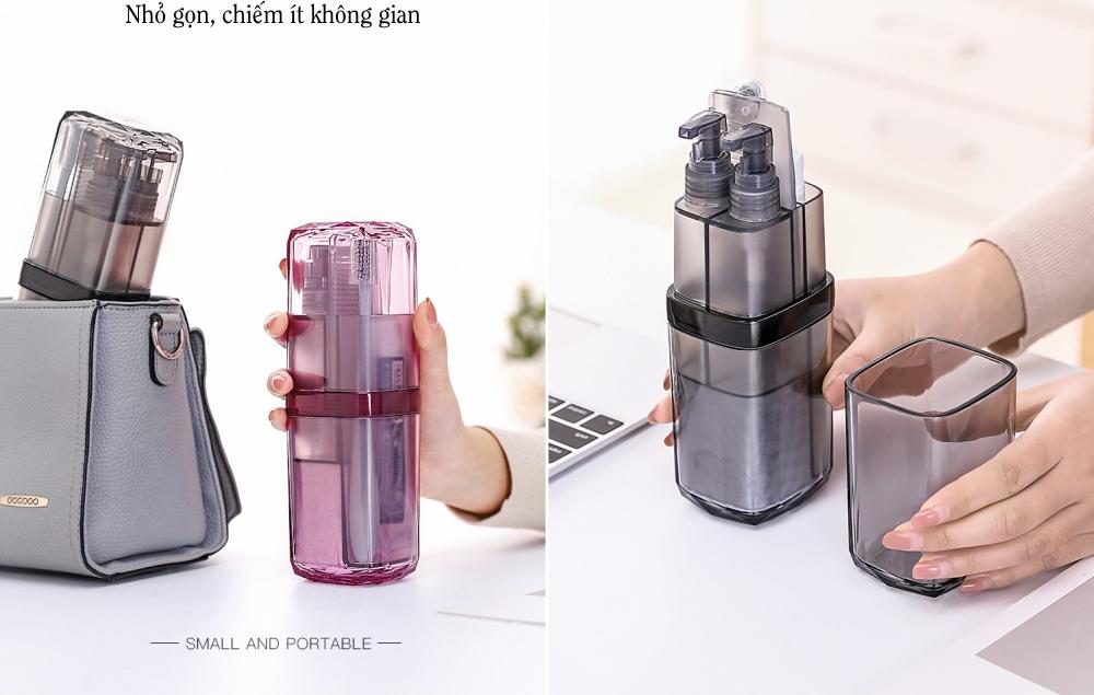 Hộp đựng dụng cụ vệ sinh cá nhân & mỹ phẩm du lịch - Travel kit Etravel cao cấp