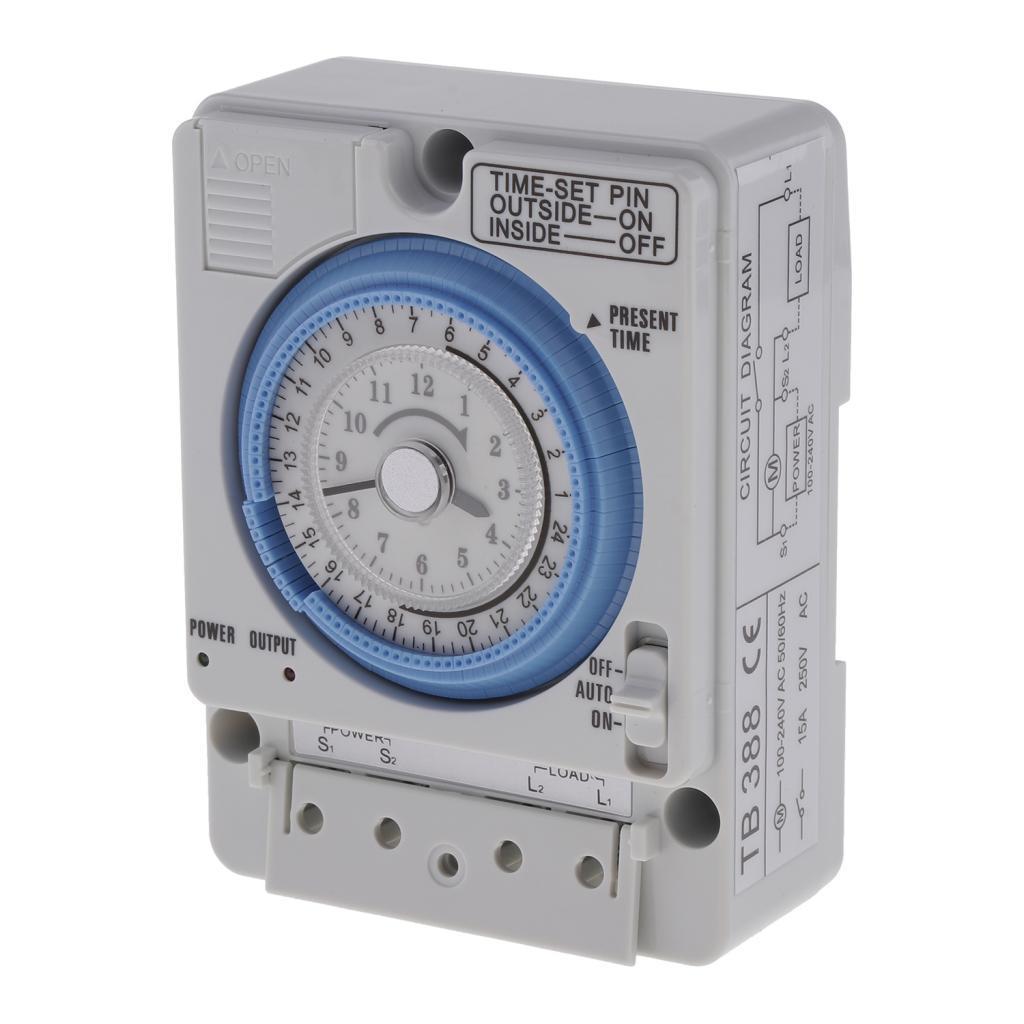 Analog Time Switch for Outdoors, Socket Switch,