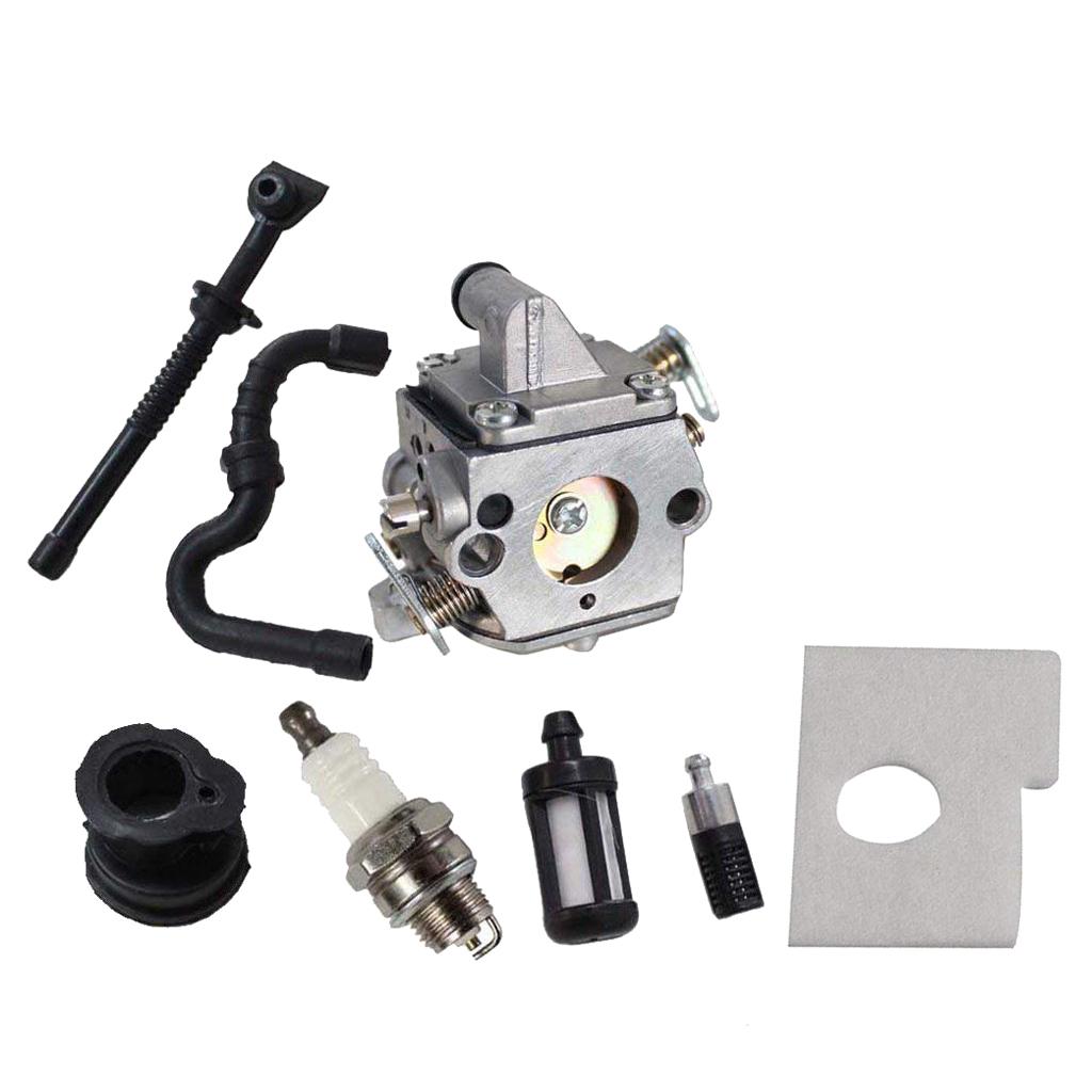 CARBURETOR AIR FUEL LINE REPOWER KIT FOR STIHL 017 018 MS170 MS180 CHAINSAW
