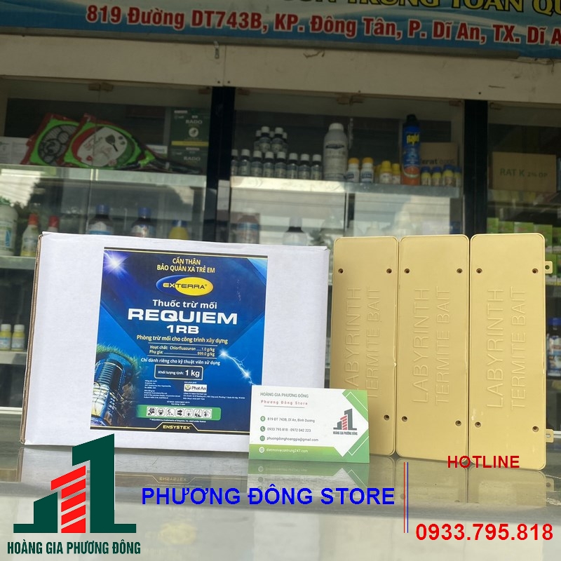 Labythrin Termite Bait Station - hộp nhựa nhữ mối