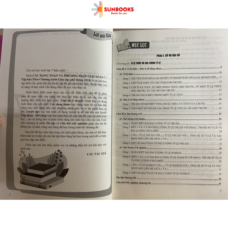 Sách - Các dạng Toán và phương pháp giải Toán 7 ( tập 1 + tập 2)