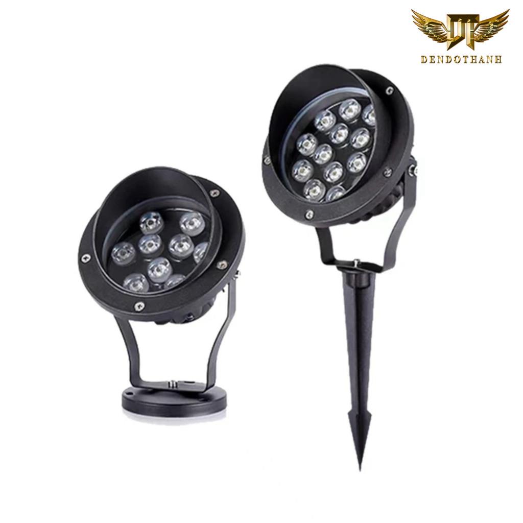 Đèn chiếu cây smd có mũ cao cấp RSV34 đèn sân vườn hiện đại trang trí ngoại cảnh DT LIGHT - 18w