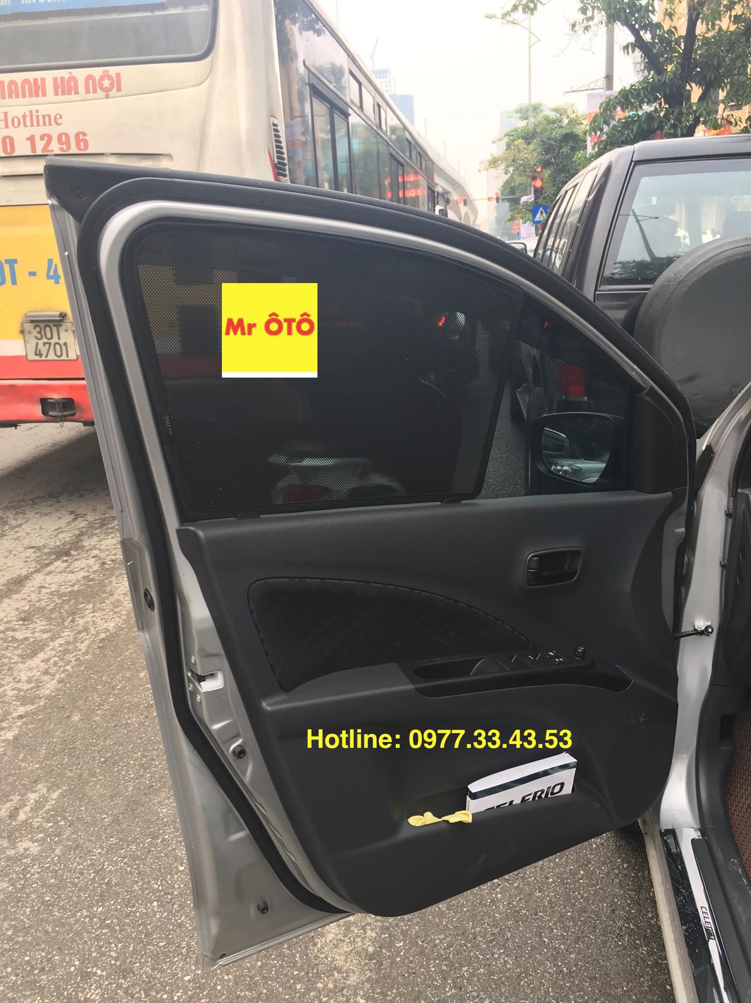 Rèm Che nắng xe Celerio loại 1 có hút nam châm, Vải dày dặn, chống nắng tuyệt đối, dễ dàng lắp đặt