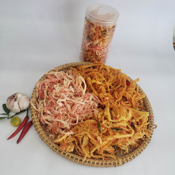 Đặc Sản Nha Trang - Mực Xé Sợi 3 Vị , Seavy Hộp 500G