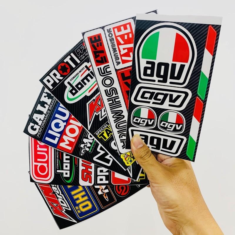 Tem logo xe, hoạt hình chất liệu PVC chính hãng decal SHINLUNG với công nghệ in ấn NHẬT BẢN không thấm nước