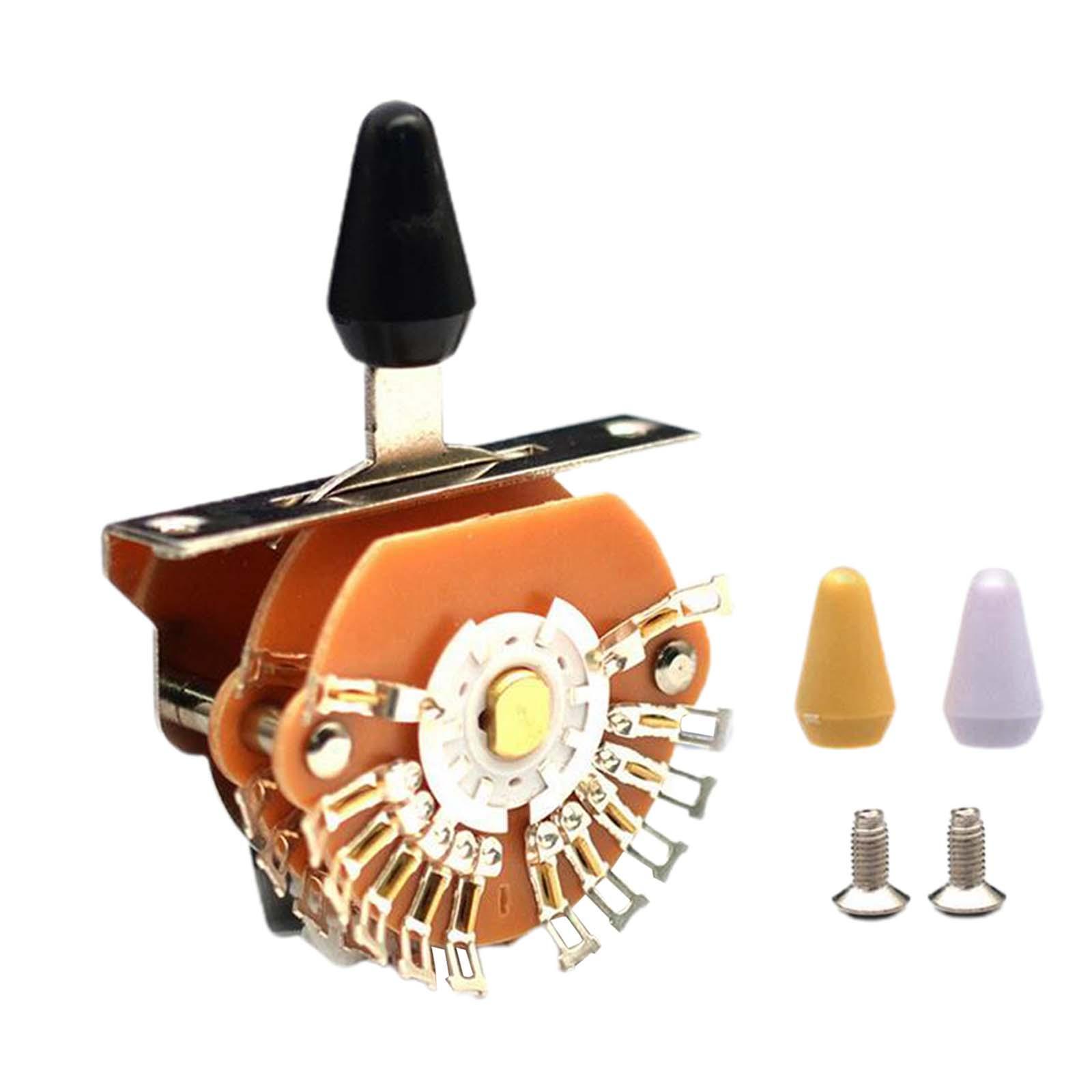 Electric Guitar Pickup Selector switch Short Straight Guitar Toggle Switch Accessories Repalcements 5 Position Switch Pickup Selector