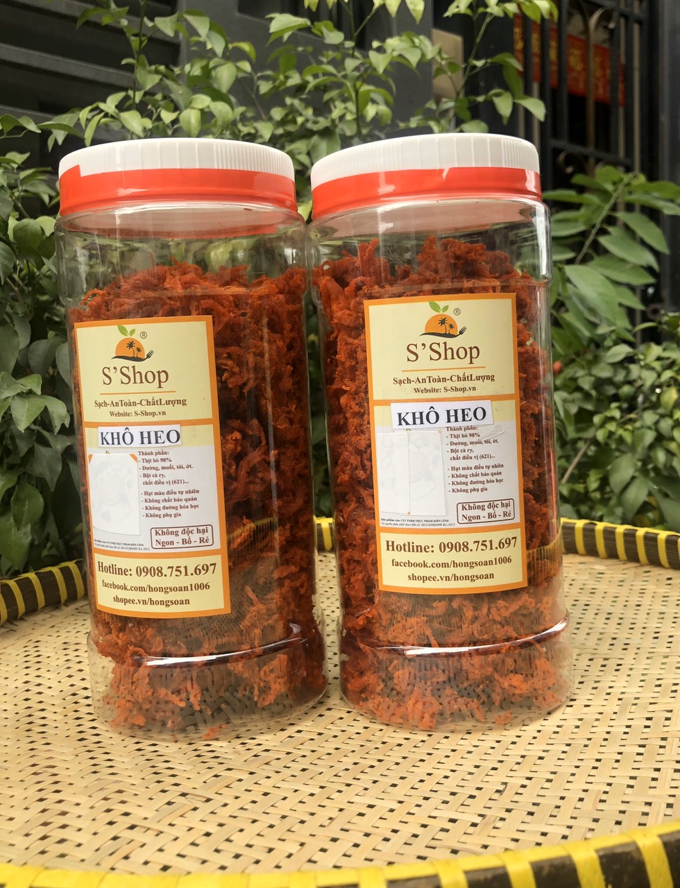 Khô heo sợi cary 500g S'shop