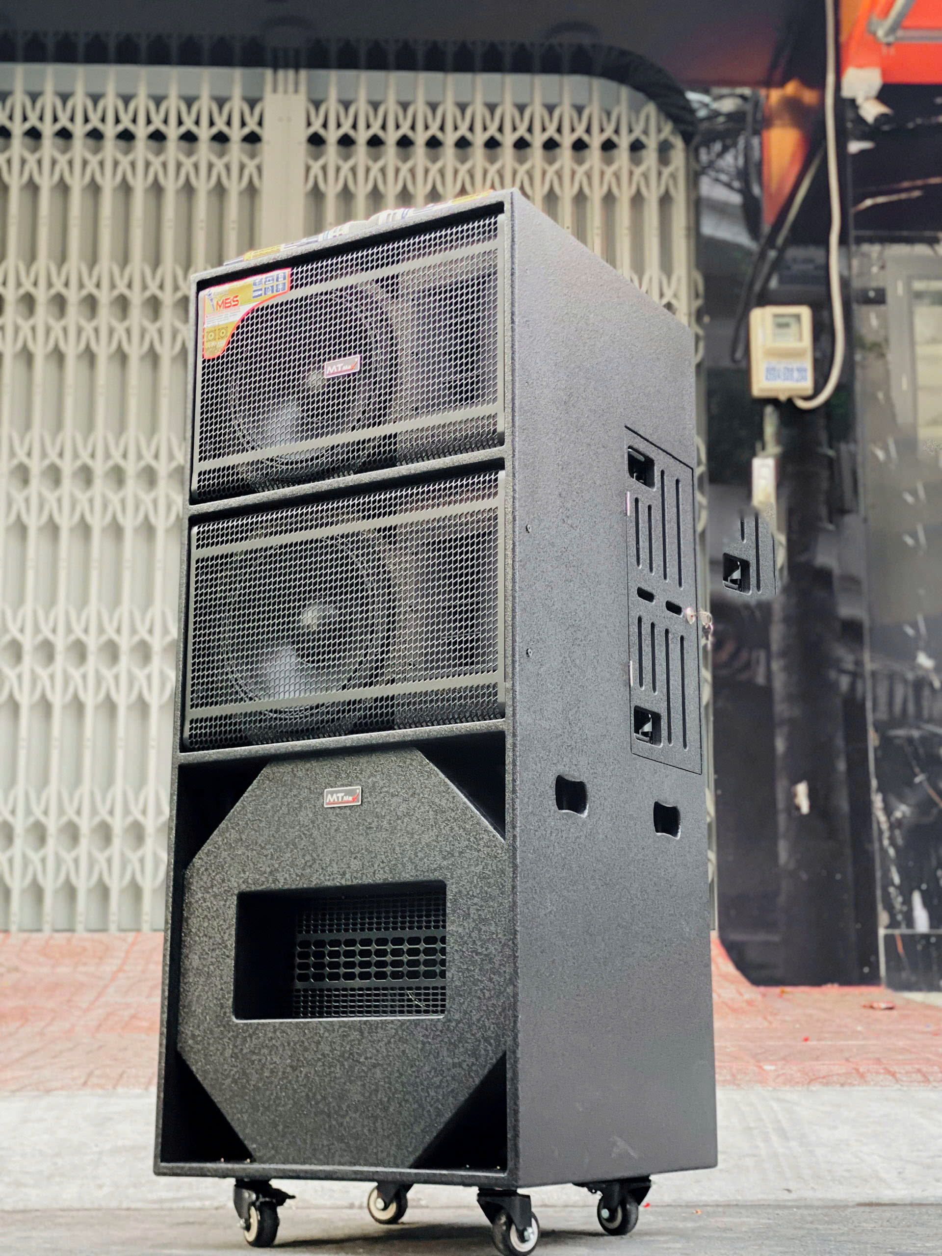 Loa Kéo Điện MTMAX 007 – 3 Bass Khủng + Loa Array Cao Cấp Công Suất 1500W Phục  Vụ Tiệc Ngoài Trời Sân Khấu Hội Nghị 100 - 200 Người Hàng Nhập Khẩu