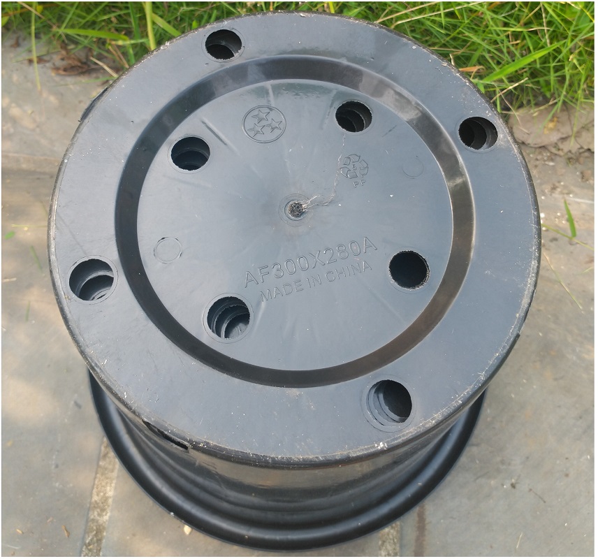 2 Chậu Nhựa Đen AF300x280A Nhựa PP, Kích thước 30x28cm - Siêu Bền Đẹp!