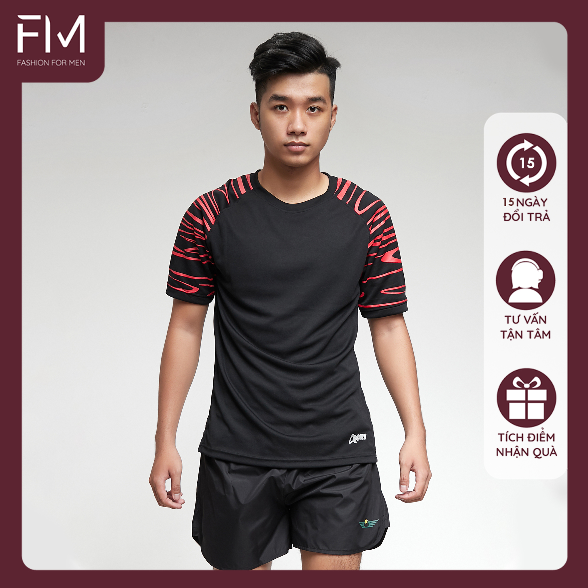 Áo thun nam cổ tròn tay ngắn, chất thun mè mềm mại, co giãn thoải mái – FORMEN SHOP – FMARD002