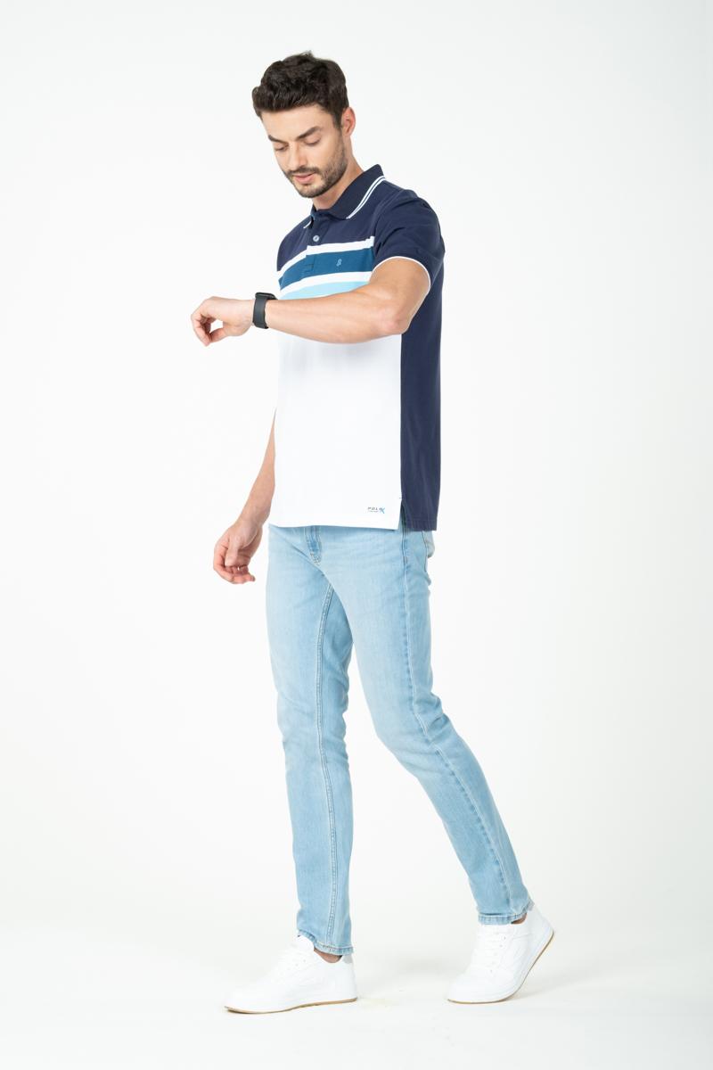 Áo thun nam cổ bẻ tay ngắn KS22FH64C-SCHE