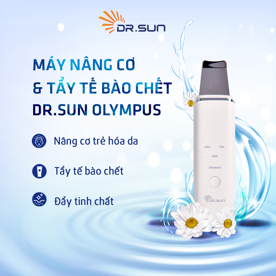 COMBO Máy triệt lông DR SUN PRO, máy nâng cơ DR SUN VENUS 5.0, máy tẩy da chết DR SUN OLYMPUS