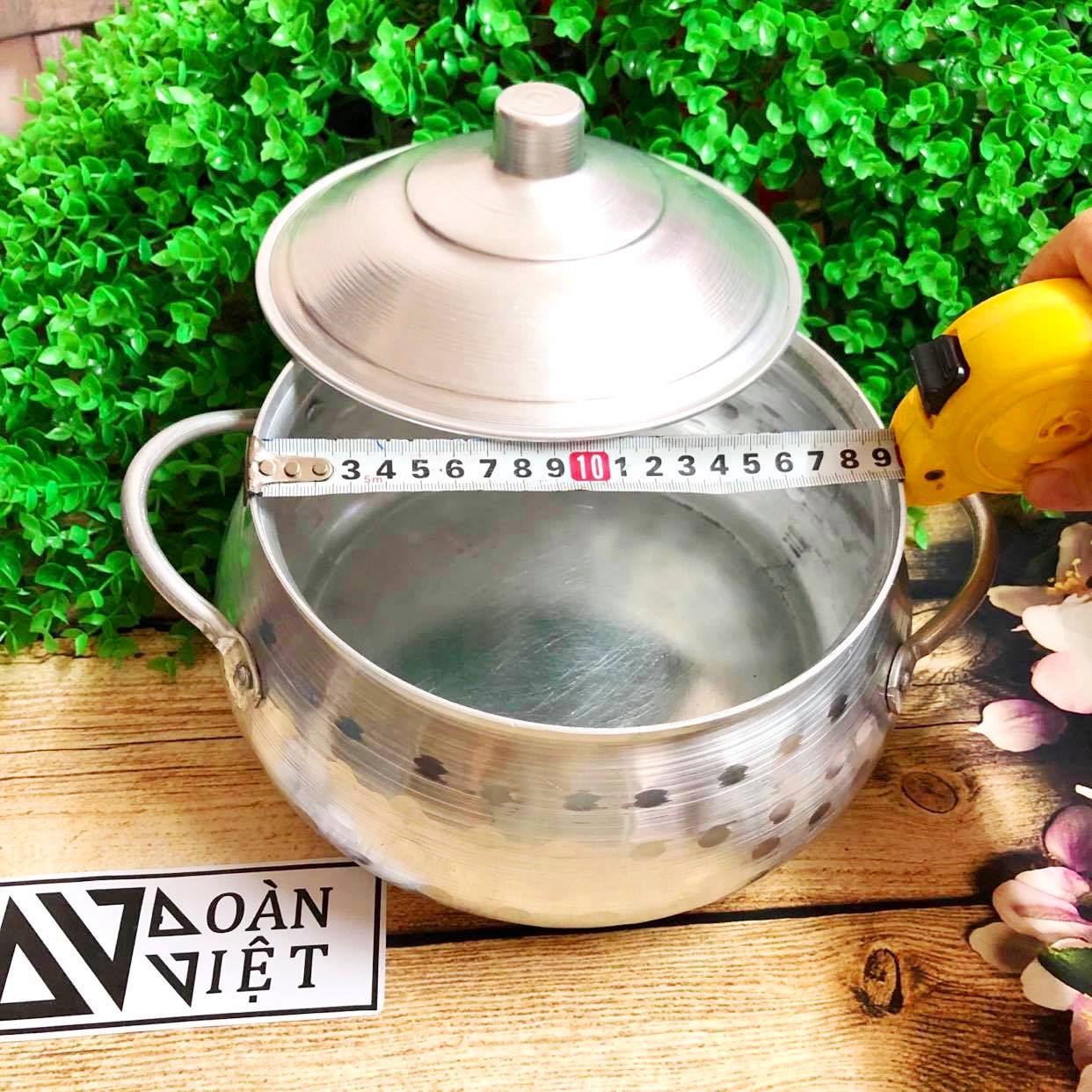 Nồi Lẩu Bằng Nhôm kiểu Xưa Hoài cổ. Phù hợp cho món Tái, Thái, lẩu gà. Nồi lẩu dập thủ công đậm nét truyền thông. Đồ Gia Dụng nhà bếp pha chế làm bánh nguyên liệu'