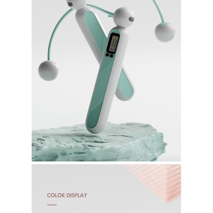 Dây Nhảy Xiaomi Màn Hình Hiển Thị Thông Minh Không Lõi Đếm Tự Động Luyện Tập Thể Dục Ngoài Trời Cho Gia Đ