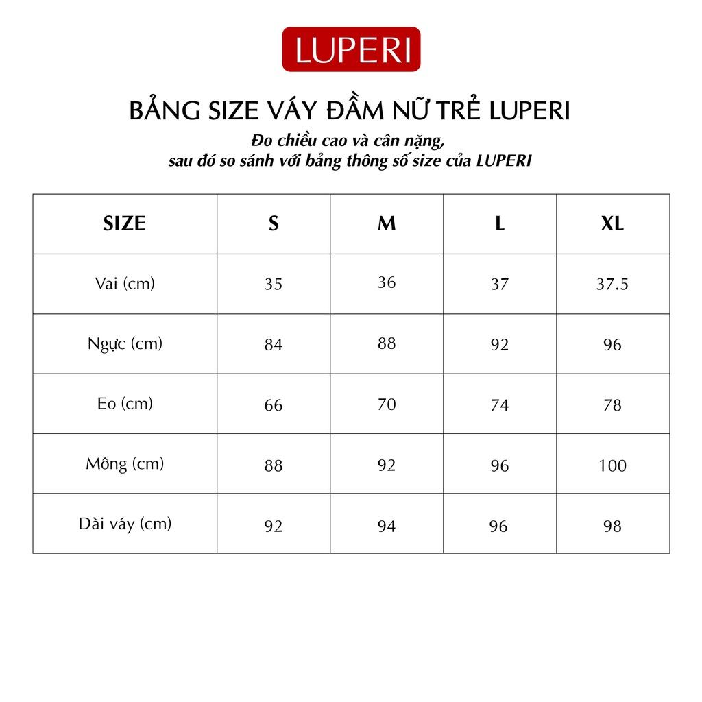 Đầm Tay Bồng Đính Nơ 3D LUPERI LFV3249 Chất liệu Umi co giãn may 2 lớp dáng ôm dài qua gối sang chảnh