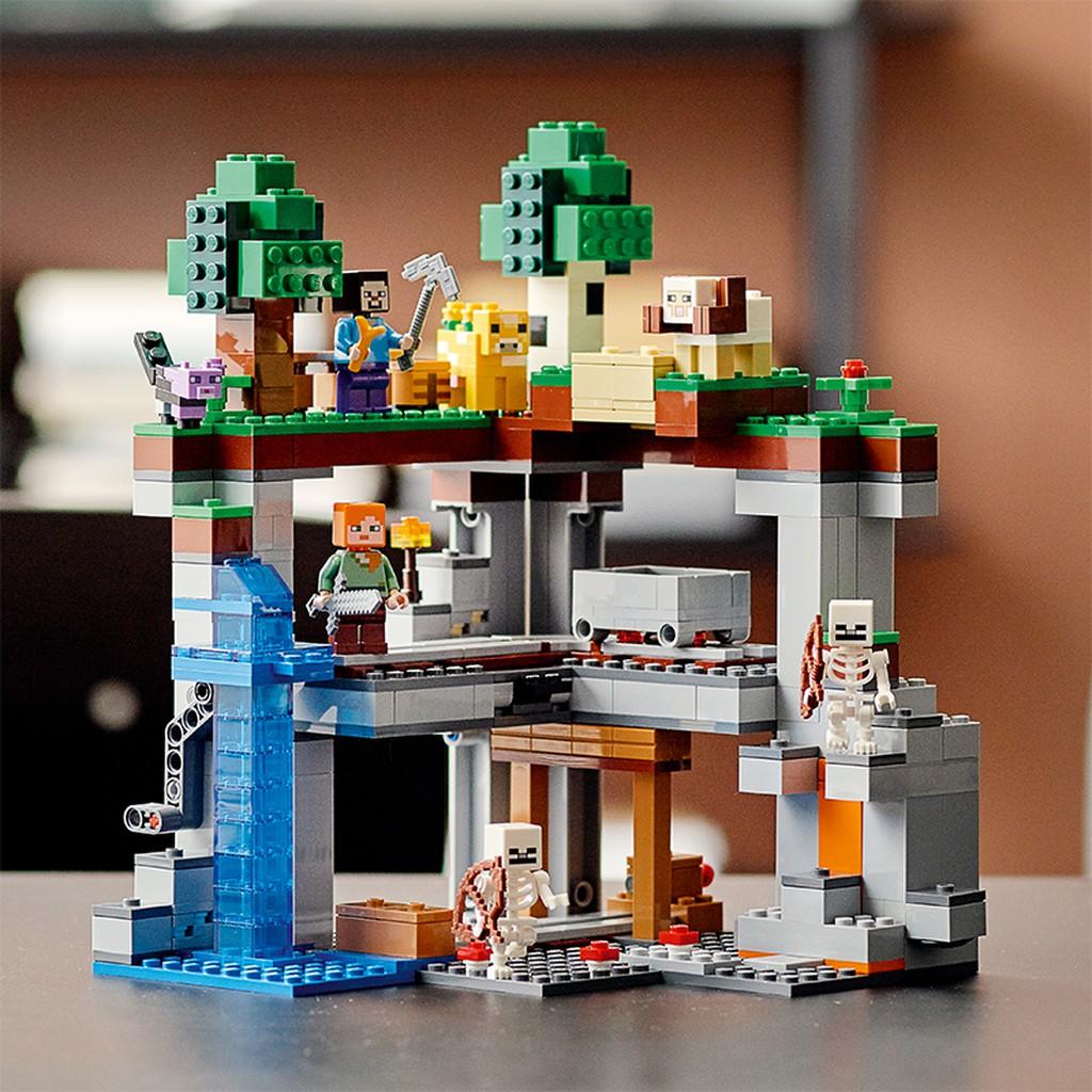 Đồ Chơi Lắp Ráp LEGO MINECRAFT Cuộc Phiêu Lưu Đầu Tiên 21169 Cho Bé Trên 8 Tuổi