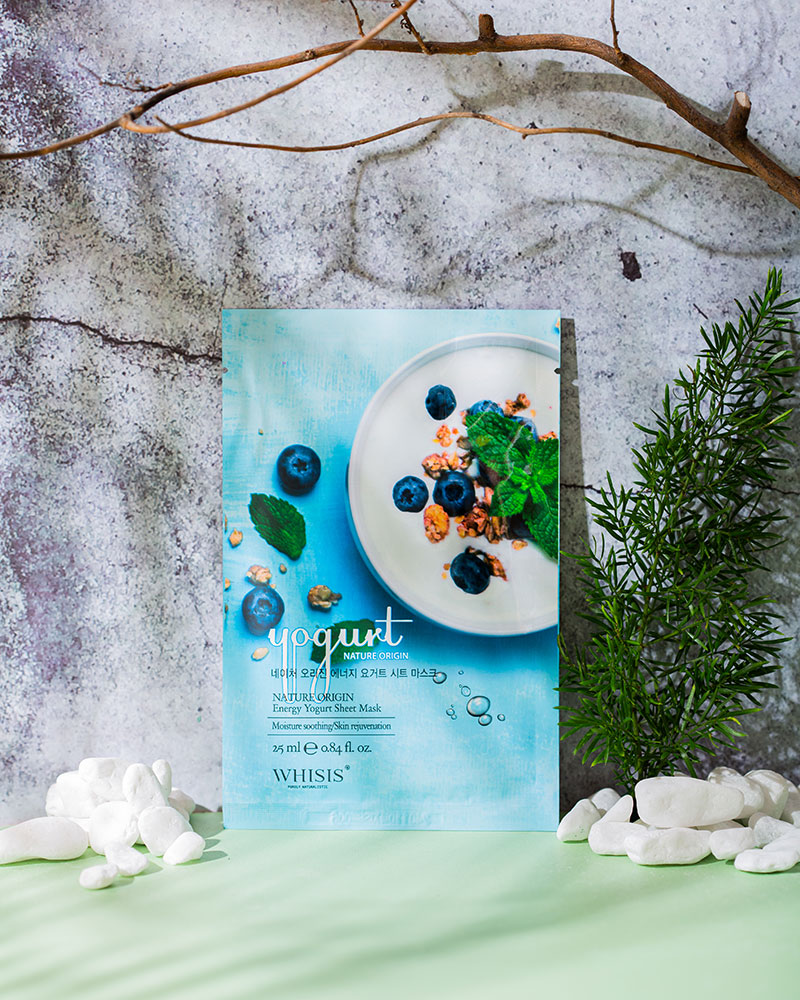 Mặt nạ sữa chua Whisis Nature Origin Energy Yogurt Sheet Mask