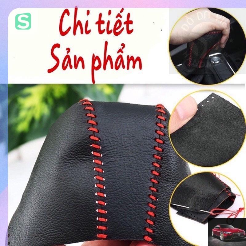 BỌC CẦN SỐ, PHANH TAY KIA FORTE, SOLUTO SỐ TỰ ĐỘNG DA BÒ THẬT 100%, BẢO HÀNH 2 NĂM