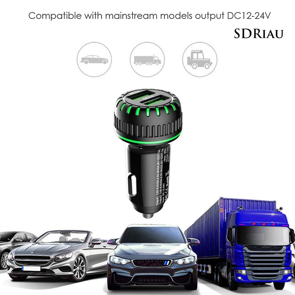 Tẩu Sạc Nhanh Qcdz 36w Qc3.0 Usb Cho Xe Hơi