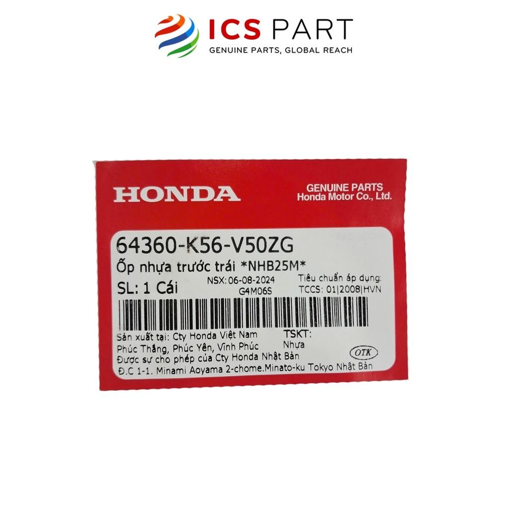 Nhựa Ốp Đèn Pha Trước Trái Nhb25M HONDA Winner X V2 2020 Màu Đen Bóng (64360K56V50ZG)