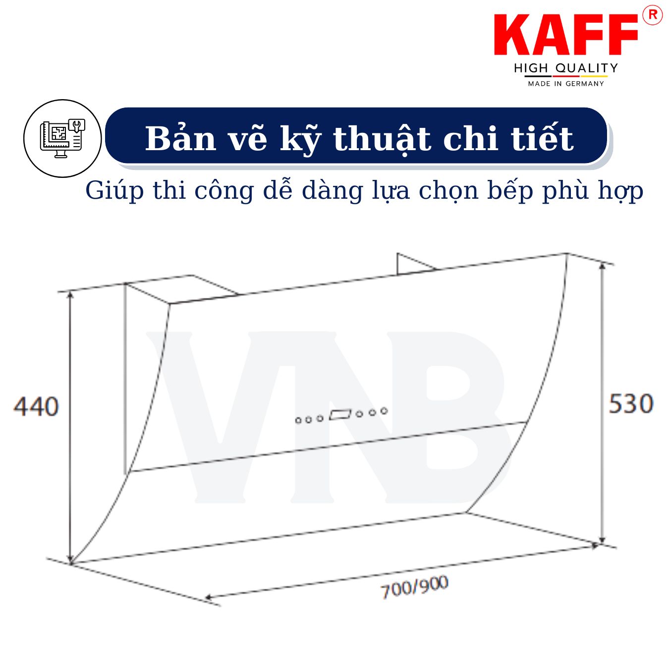 Máy hút mùi kính cong dạng TV cảm ứng _ điều khiển từ xa 700mm KAFF KF_LUX_AT70H_BK Tặng bộ lọc than thay thế _ Hàng Chính Hãng