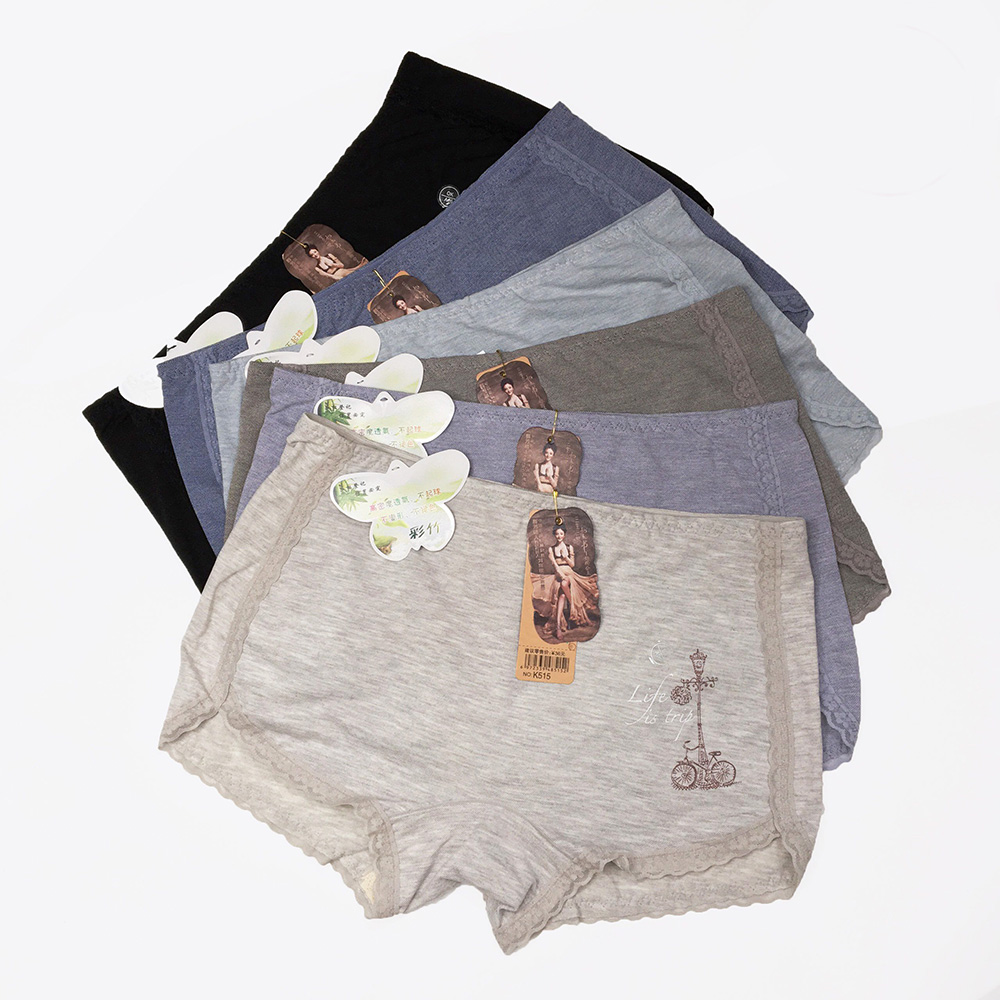 Quần lót cotton dáng đùi,viền ren,siêu nhẹ,mềm mịn,thấm hút tốt,đũng kháng khuẩn phù hợp người từ 40-58kg.