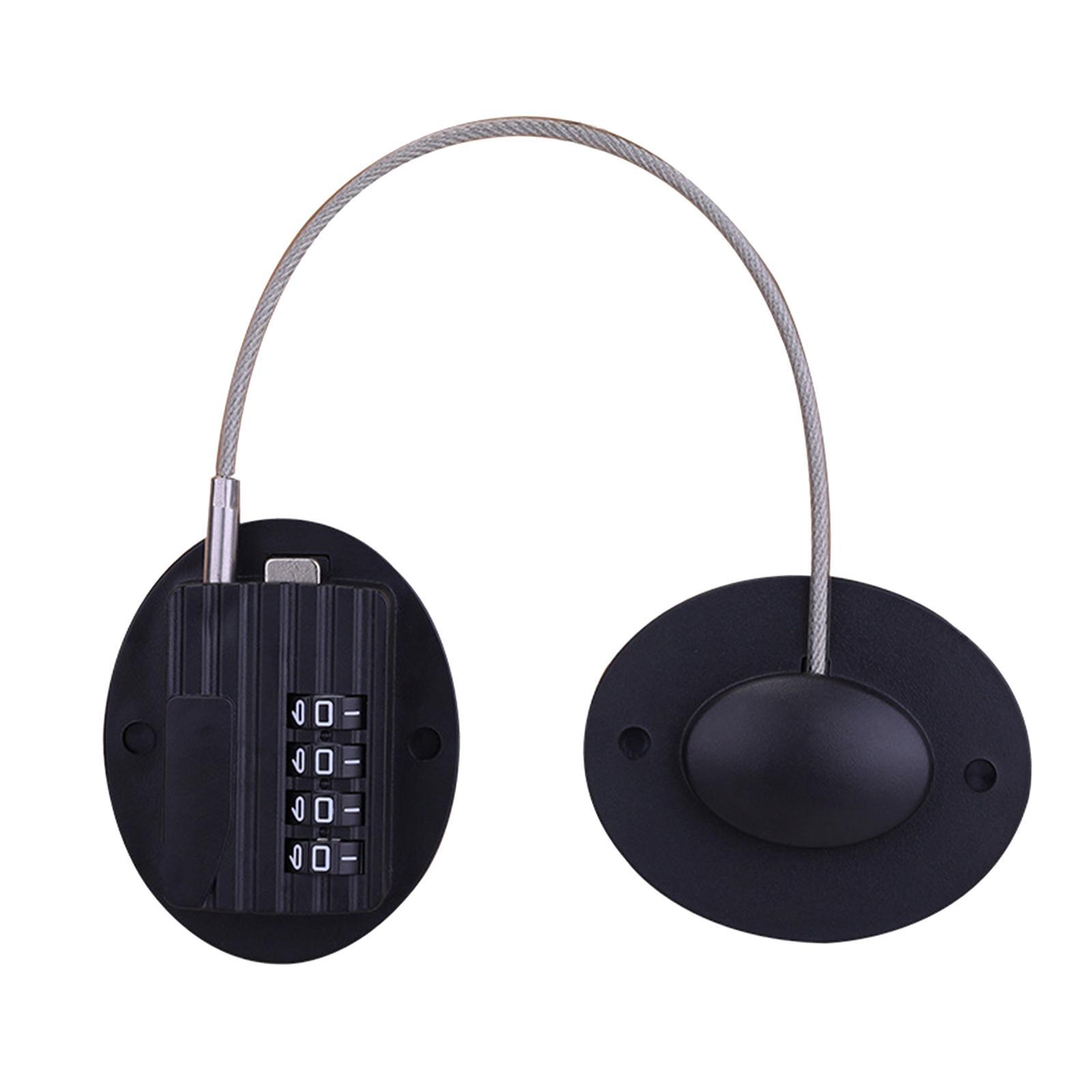 Cabinet Window Lock Child Protection 4 Digit Lock, Self Adhesive Door Lock