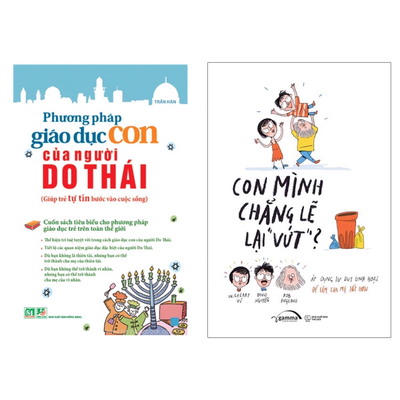 Combo 2 cuốn sách : Con Mình Chẳng Lẽ Lại "Vứt" + Phương Pháp Giáo Dục Con Của Người Do Thái