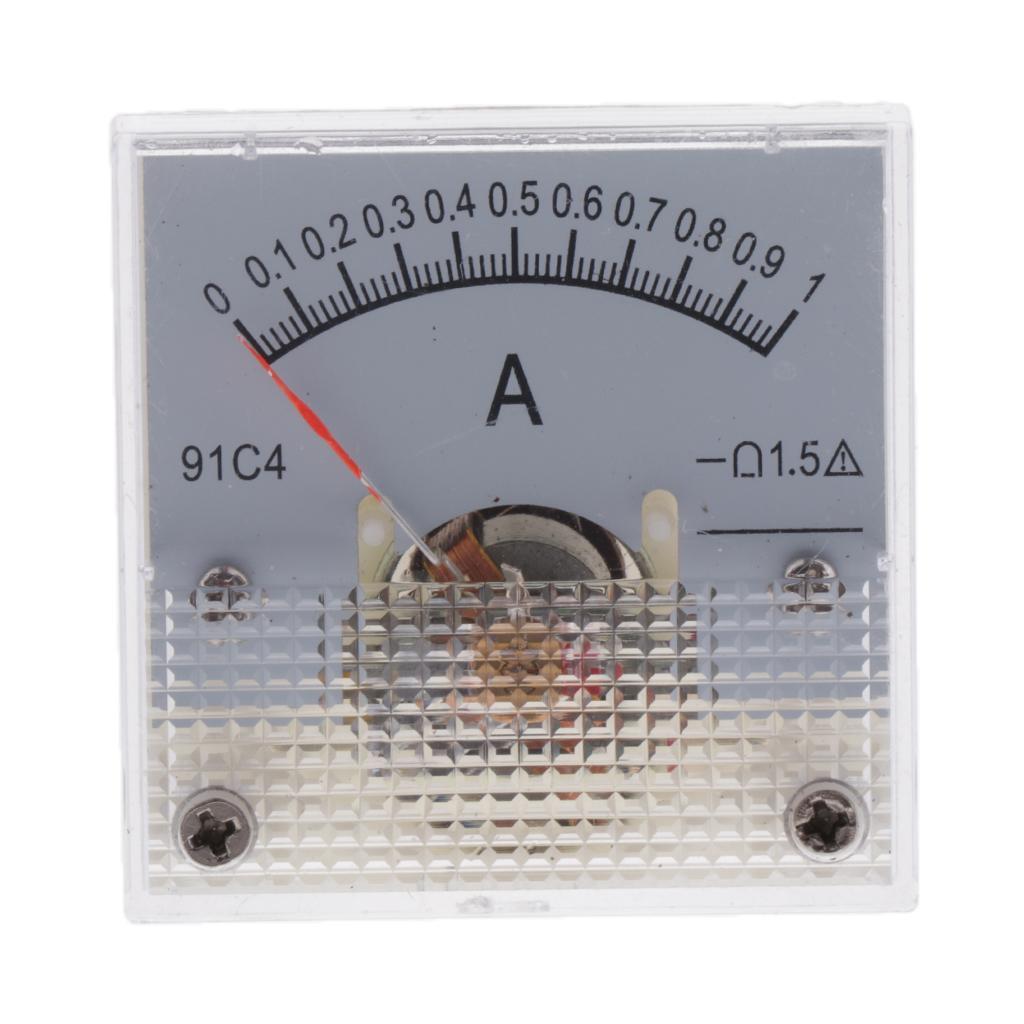 DC Ammeter Analog Panel Meter Amp Meter Current Gauge 2.5%