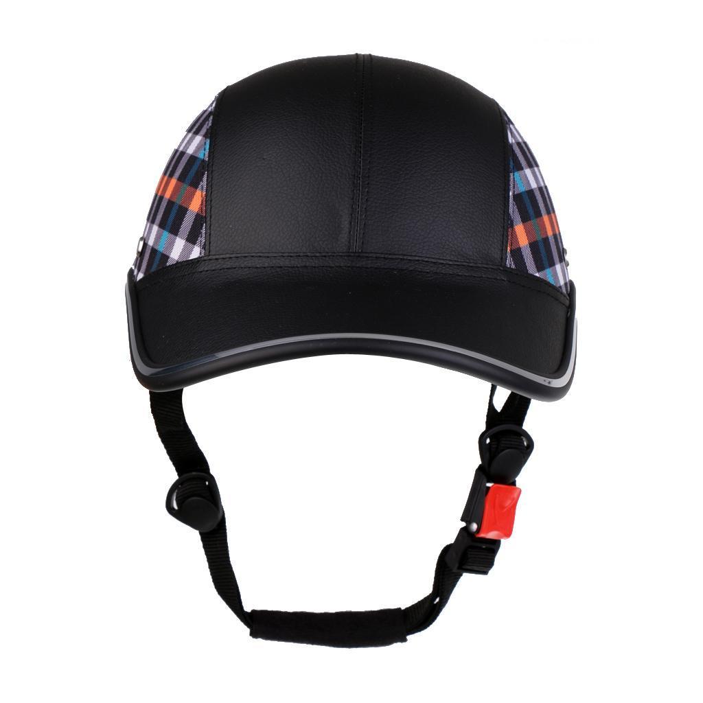 3x Baseball Motorcycle Bike Anti- Safe Hat Visor Black