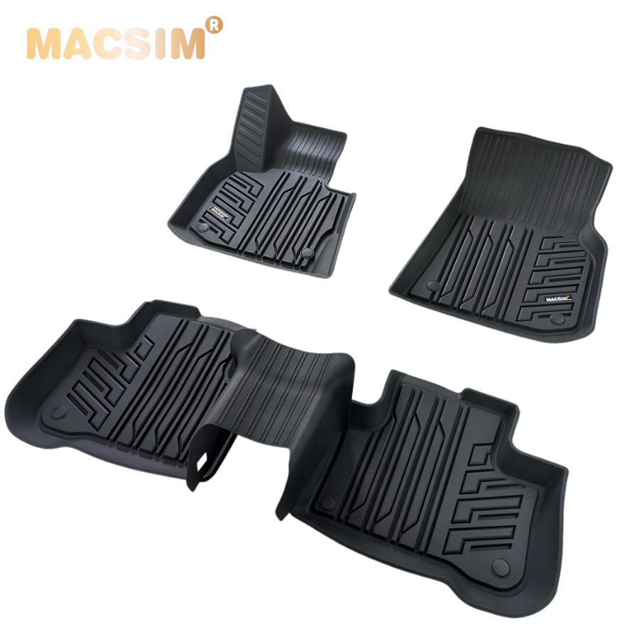 Thảm lót sàn xe ô tô BMW X4 2018- nay nhãn hiệu Macsim - chất liệu nhựa TPE đúc khuôn