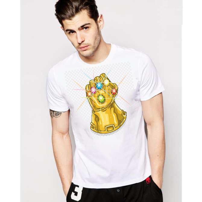 Áo thun nam in gang tay vô cực Thanos trong Avengers mtt234