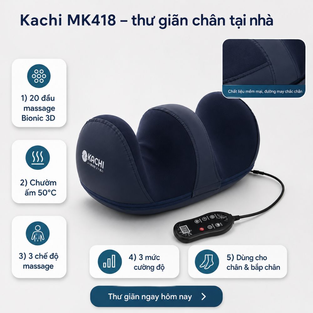Máy Massage Chân KaChi MK418 - hàng chính hãng