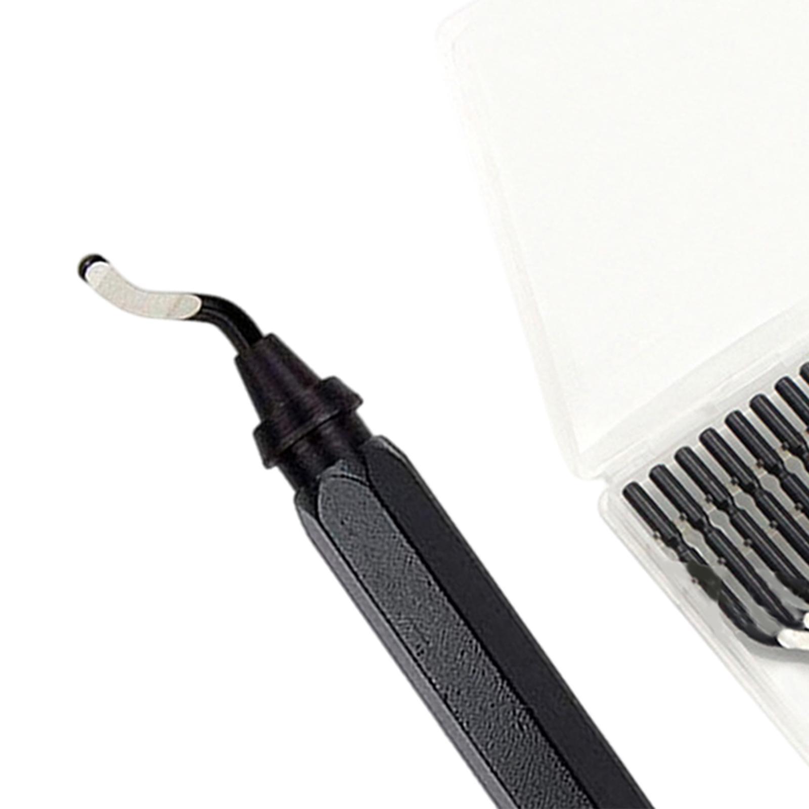Deburring Tool Kit with Router Bit Burr Trimming Scrapers for 3D Printing Plastics