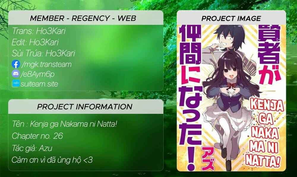 kenja ga nakama ni natta! chapter 26 1