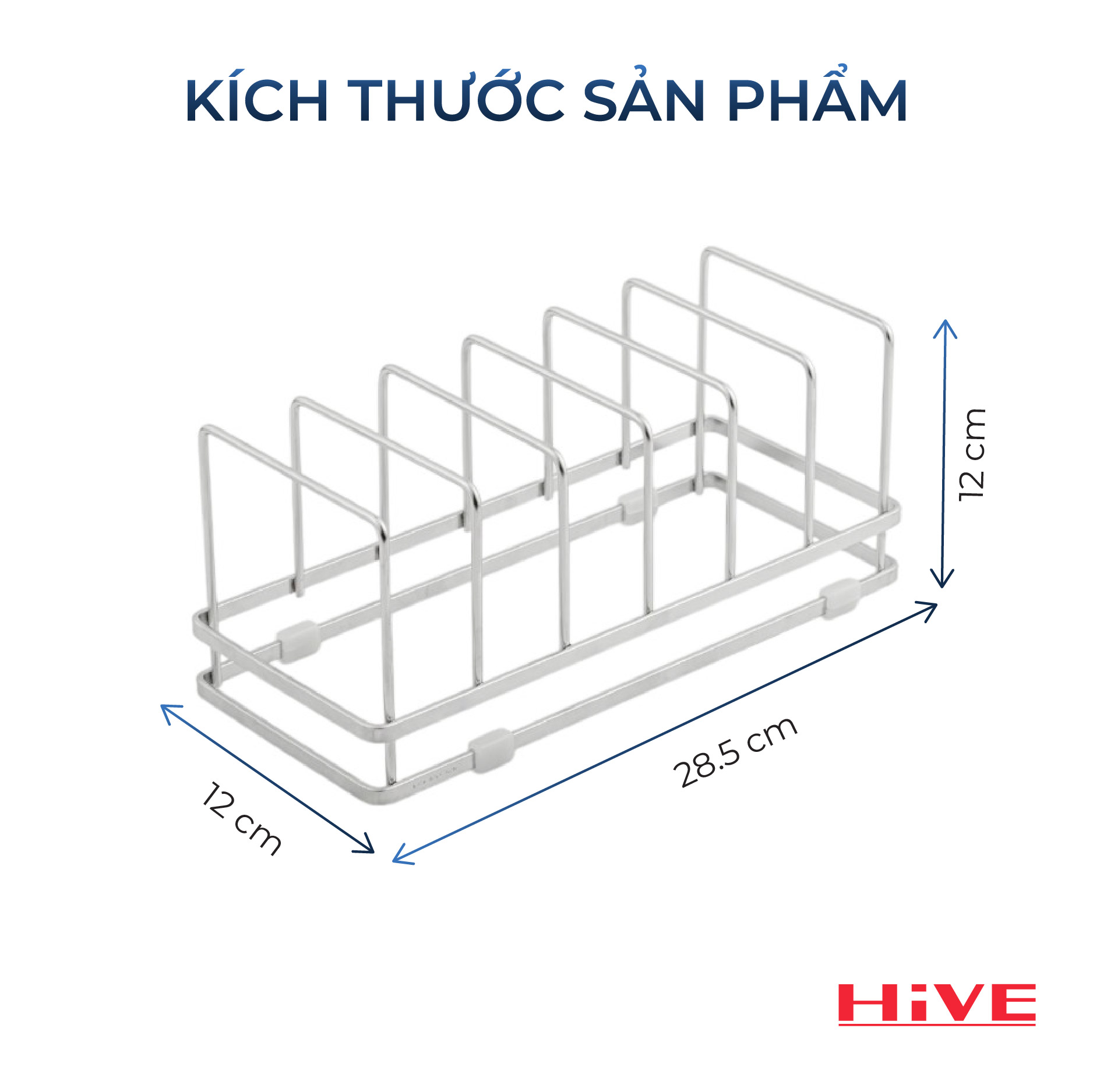 Gía úp đĩa HiVE Inox Cao Cấp