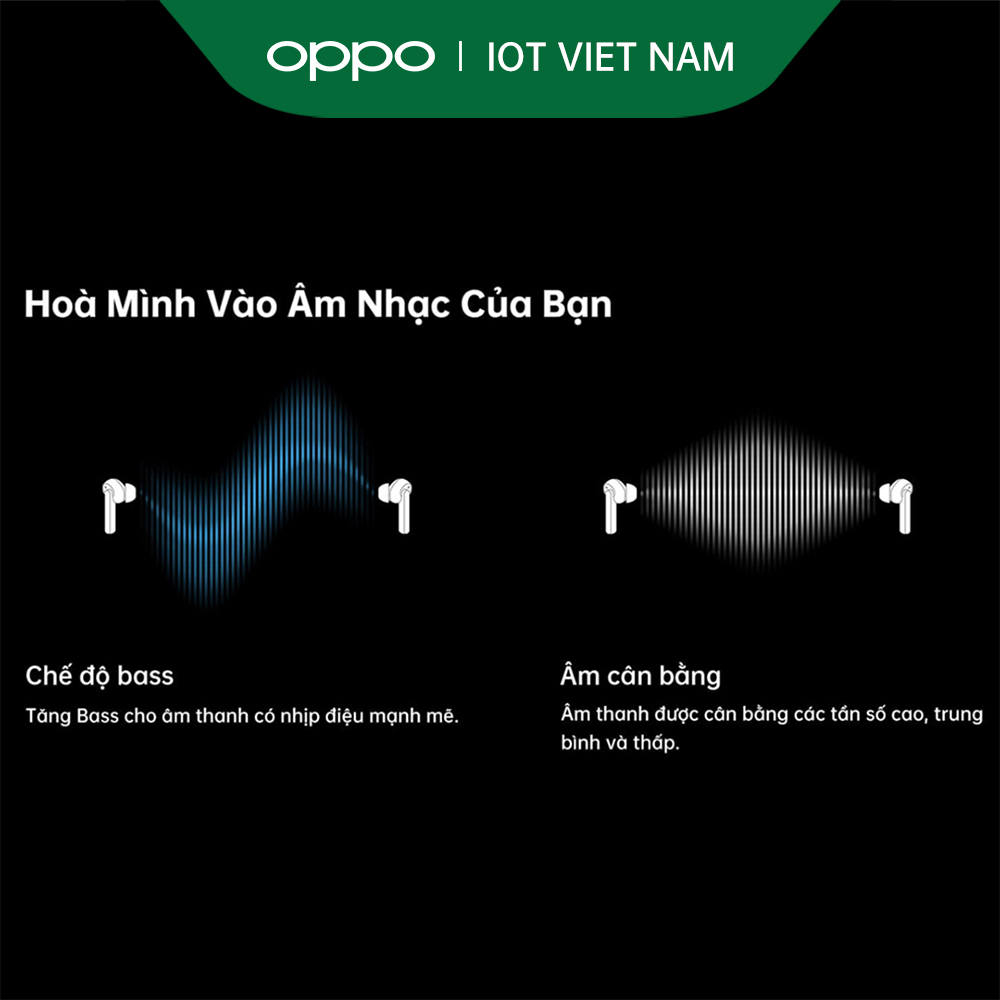 Tai nghe Không Dây True Wireless OPPO Enco W31 | Công Nghệ Truyền Âm Bluetooth 5.0 | Chống Bụi Và Chống Nước IP54 | Kết Nối 10m | Hàng Chính Hãng