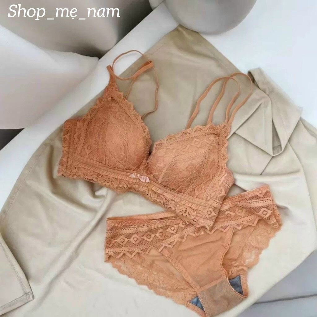 Bộ đồ lót ren nữ nâng ngực đệm dày không gọng mềm mại,siêu nâng siêu đẩy tạo khe cực đẹp hàng cao cấp