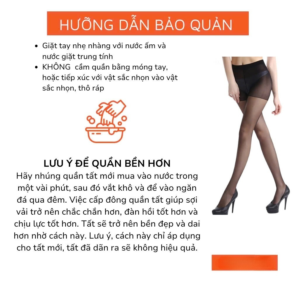 COMBO 2 Quần Tất, vớ quần tàng hình thêu sợi siêu mỏng, siêu dai Siêu Ấm MÀU ĐEN VÀ DA Văn Phòng Du Lịch Dã Ngoại Phượt