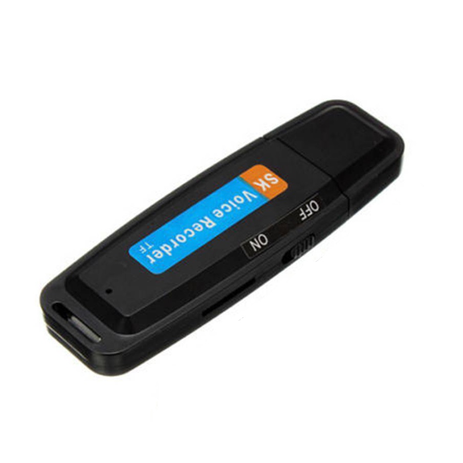 Máy Ghi Âm Cầm Tay Mini Hỗ trợ Thẻ TF USB WAV Sạc Lại