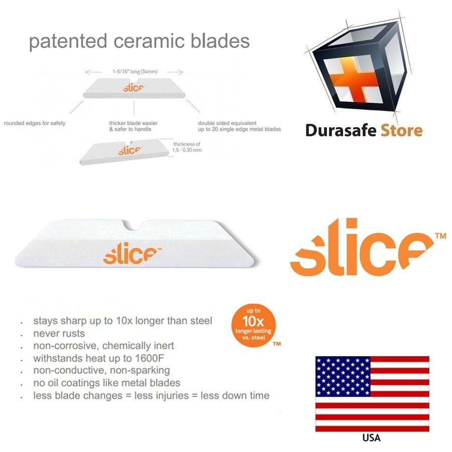 Bộ 4 lưỡi dao sứ SLICE 10404 Replacement Blades x 4