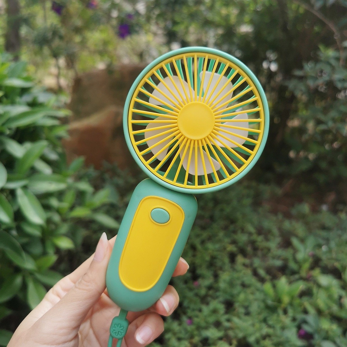 Quạt mini, Quạt cầm tay dễ thương siêu nhẹ - quạt cầm tay mini tích điện sạc USB Handheld Fan nhỏ gọn, tiện lợi