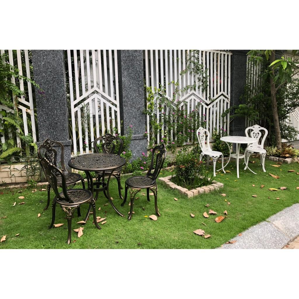 Bộ bàn ghế nhôm đúc 1 bàn hai ghế