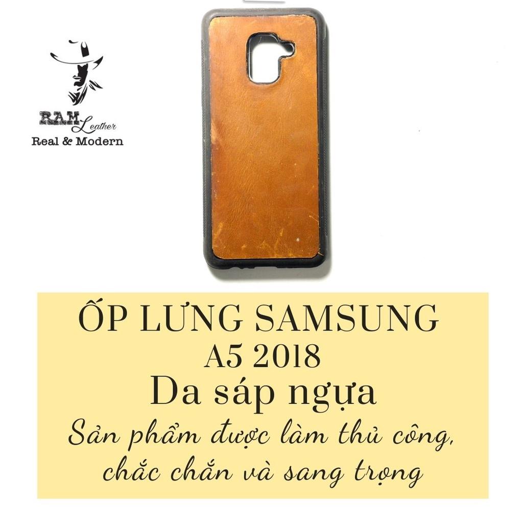 Ốp lưng điện thoại da bò cho SS A5 2018 - RAM