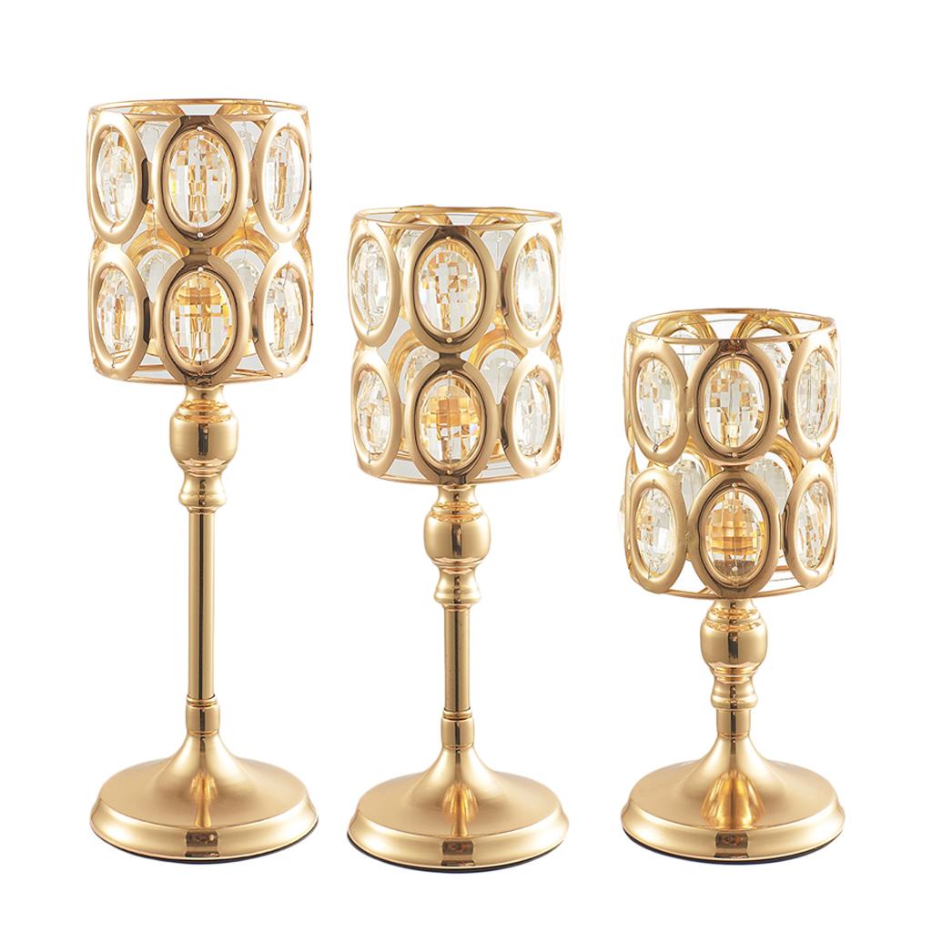 Mosaic Crystal Candle Holder Tea Light Candelabra Wedding Party Centerpieces