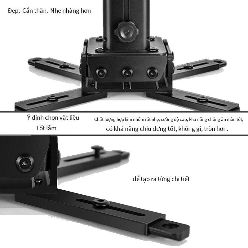 Đảm Bảo Chất Lượng Móc Treo Máy Chiếu Khung Hợp Kim Nhôm Máy Chiếu Treo Tường Kính Thiên Văn Móc Treo Kệ Mặt Đất Đúc Dày Kỹ Thuật Trần Giá