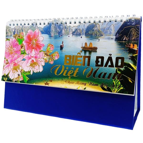 Lịch Bàn Chữ A 2025 - Biển Đảo Việt Nam - AB-L15-LBA