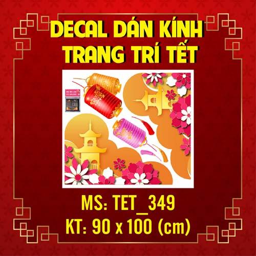 DECAL TRANG TRÍ TẾT NGUYÊN ĐÁN 2022 COMBO SỐ 21