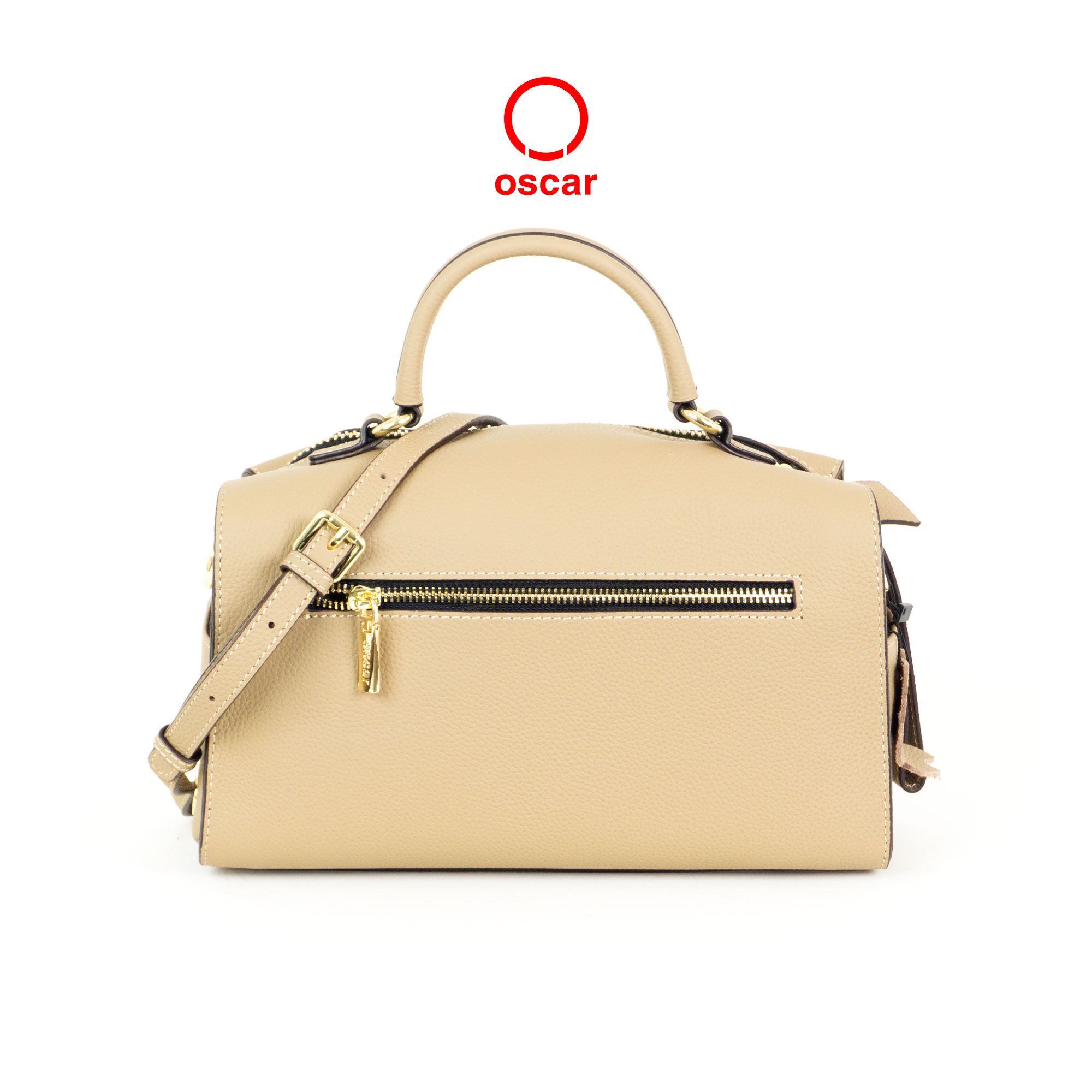 Túi Đeo Oscar Ngăn Đôi Phối khóa Metallic Gài OCWHBL 096