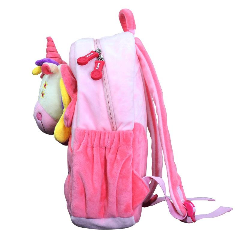 Balo mẫu giáo B.Bag Cushy-Unicorn Hồng dành cho bé 3-5 tuổi,trẻ mẫu giáo,đáng yêu,dễ thương B-12-102